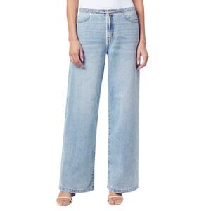 HABITUAL Women’s Kire Lightwash wide leg drawstring jeans size 27